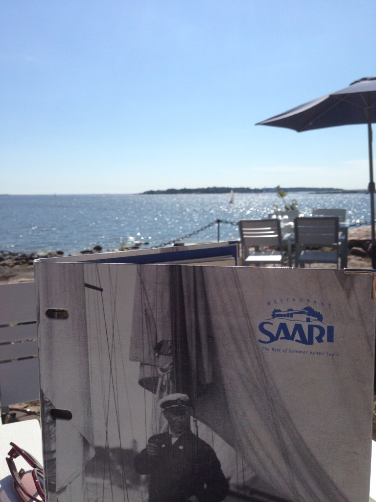 ravintola saari, kesä, kesäruokaa, lounas