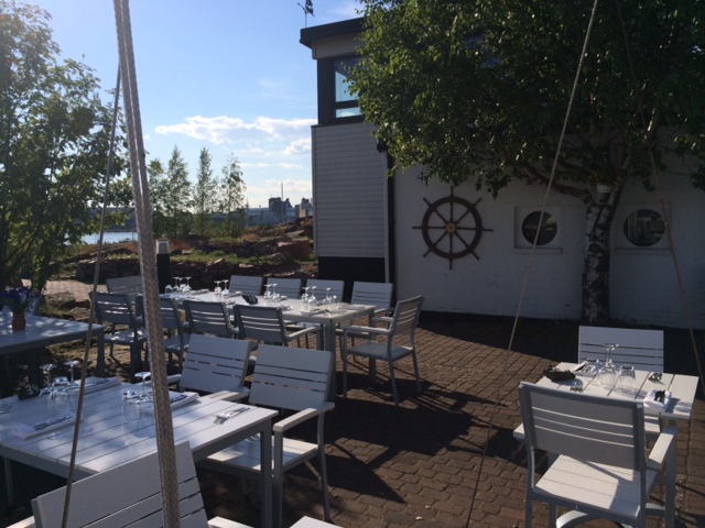 ravintola saari, kesä, kesäruokaa, lounas