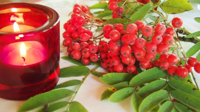 rapujuhlat, kattaus, rapu, tuikku, kynttilä, iittala