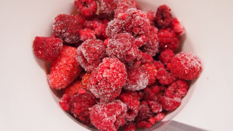 vadelma, mansikka, smoothie